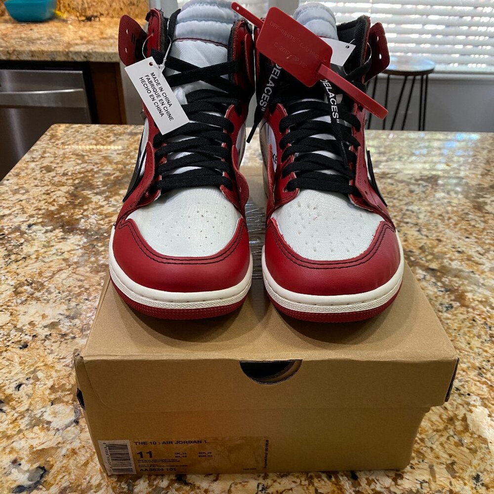 Jordan 1 Off White Chicago Size 11
